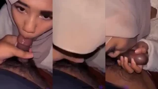 Bokep Indo Hijab Kak Sarah Blowjob Telen Pejuh
