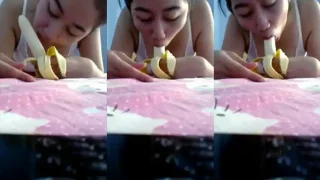 Bokep Indo Angel Lee Belajar Blowjob Pake Pisang