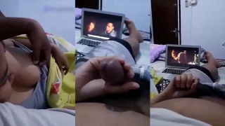 Bokep Indo Tante Toge Kocokin Otong Sambil Nonton